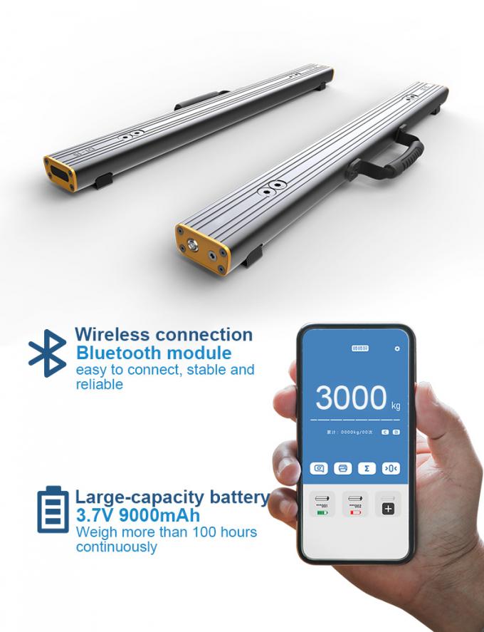 Escala de vigas de paletes usadas de empilhadeira Bluetooth Industrial Automática Material de alumínio balança de paletes certificado 4