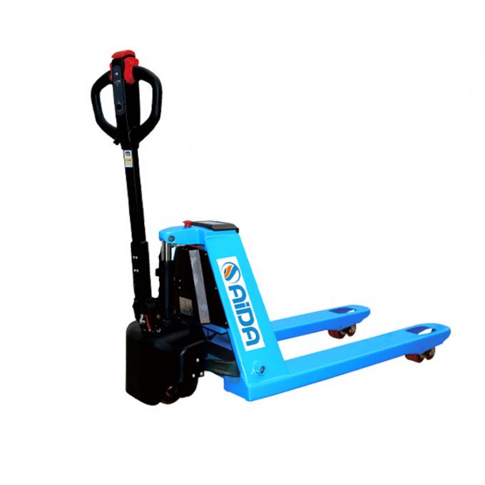 Caminhão de paletes elétricos de 2 toneladas Jack empilhadeira motor de corrente contínua 190mm altura de elevação 0