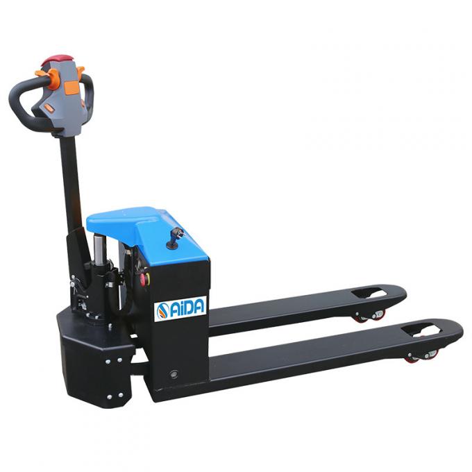 Elevador Elétrico de Pallets Jack, Walkie Rider Carrinha de Pallets com Bateria 0