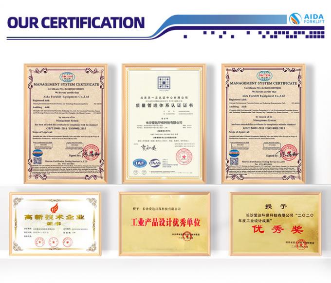 Manuseio de empilhadeira elétrica de 1,5 toneladas de baixo ruído empilhadeira de poupança de energia de 2 toneladas 4