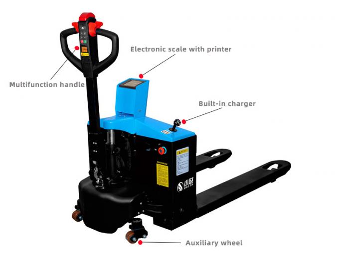 Elevador elétrico digital de paletes jack 1.5 toneladas motor a corrente contínua com escala 0