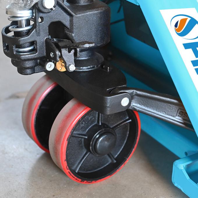 Manual pallet jack elevador com balança balança de paletes portátil 2