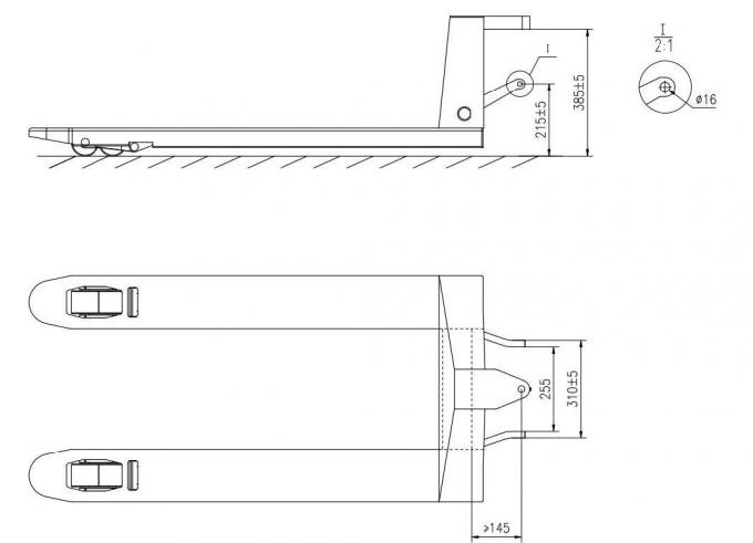 Retrofit Pallet Truck Parts Jack Repair Module Manual com motor sem escovas 1