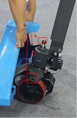 Retrofit Pallet Truck Parts Jack Repair Module Manual com motor sem escovas 3