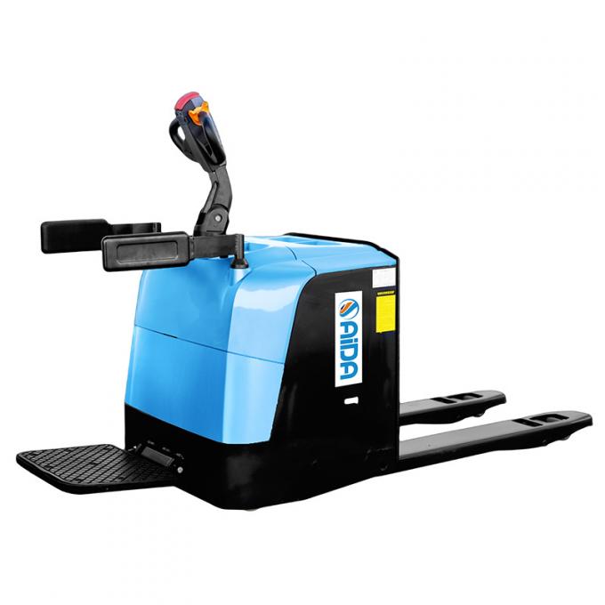 Stand Up Tipo Elétrico Pallet Jack empilhadeira de 3 toneladas Capacidade com escova 0