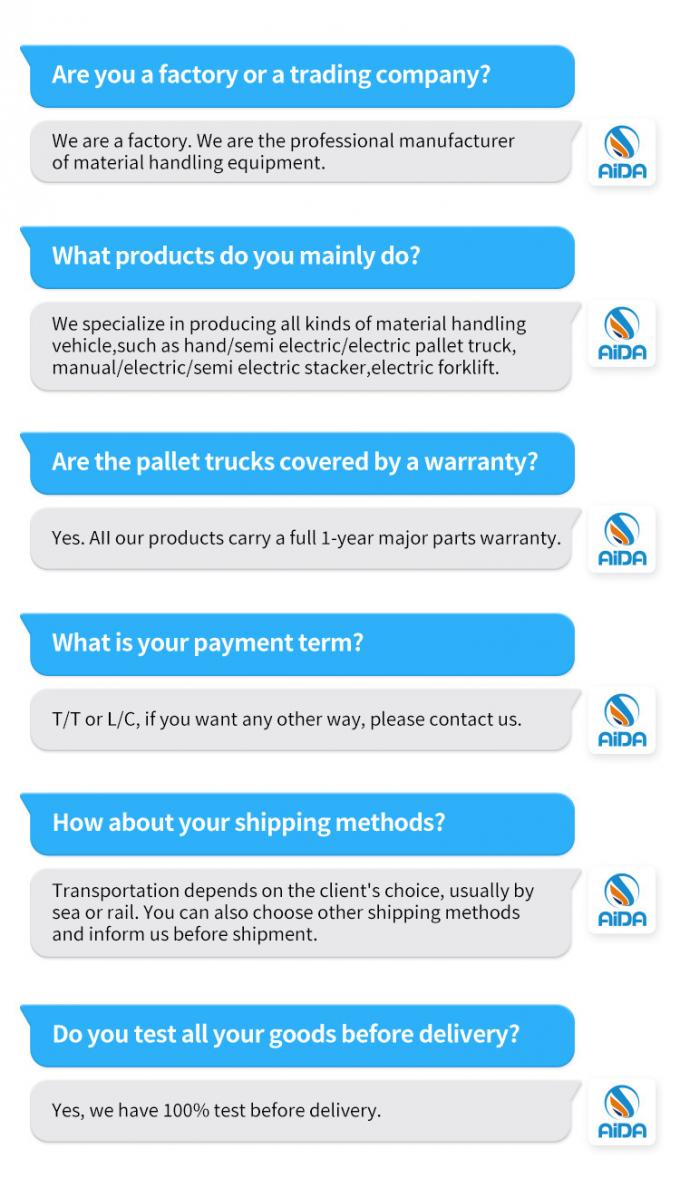 Kit de manuseio auto-propulsado de aço anti-estático de isolamento Transforme seu caminhão de paletes de mão com energia elétrica 16